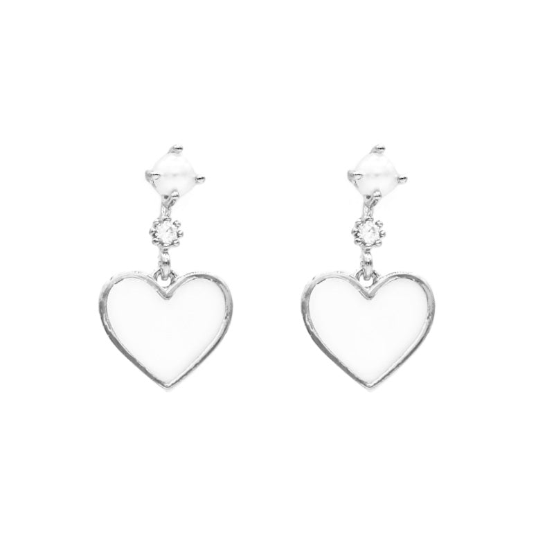 Pearlfect Heart Earrings