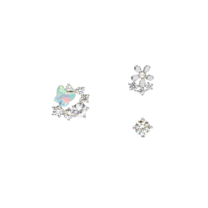 Blossom Butterfly Earrings Set