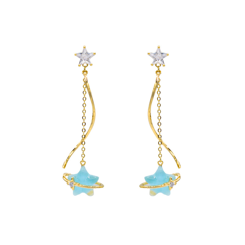 Shooting Star Drop Earrings