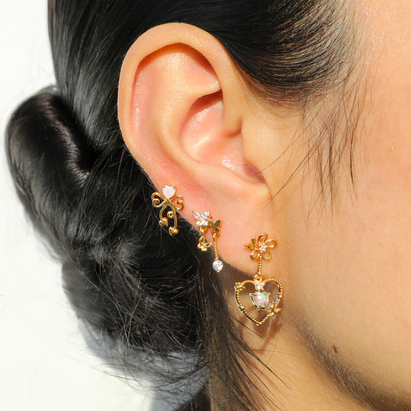 Cascading Butterfly Earrings