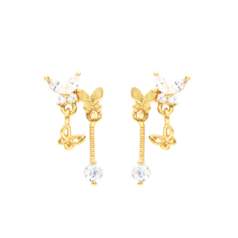 Cascading Butterfly Earrings