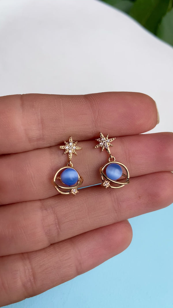 Blue Planet Earrings